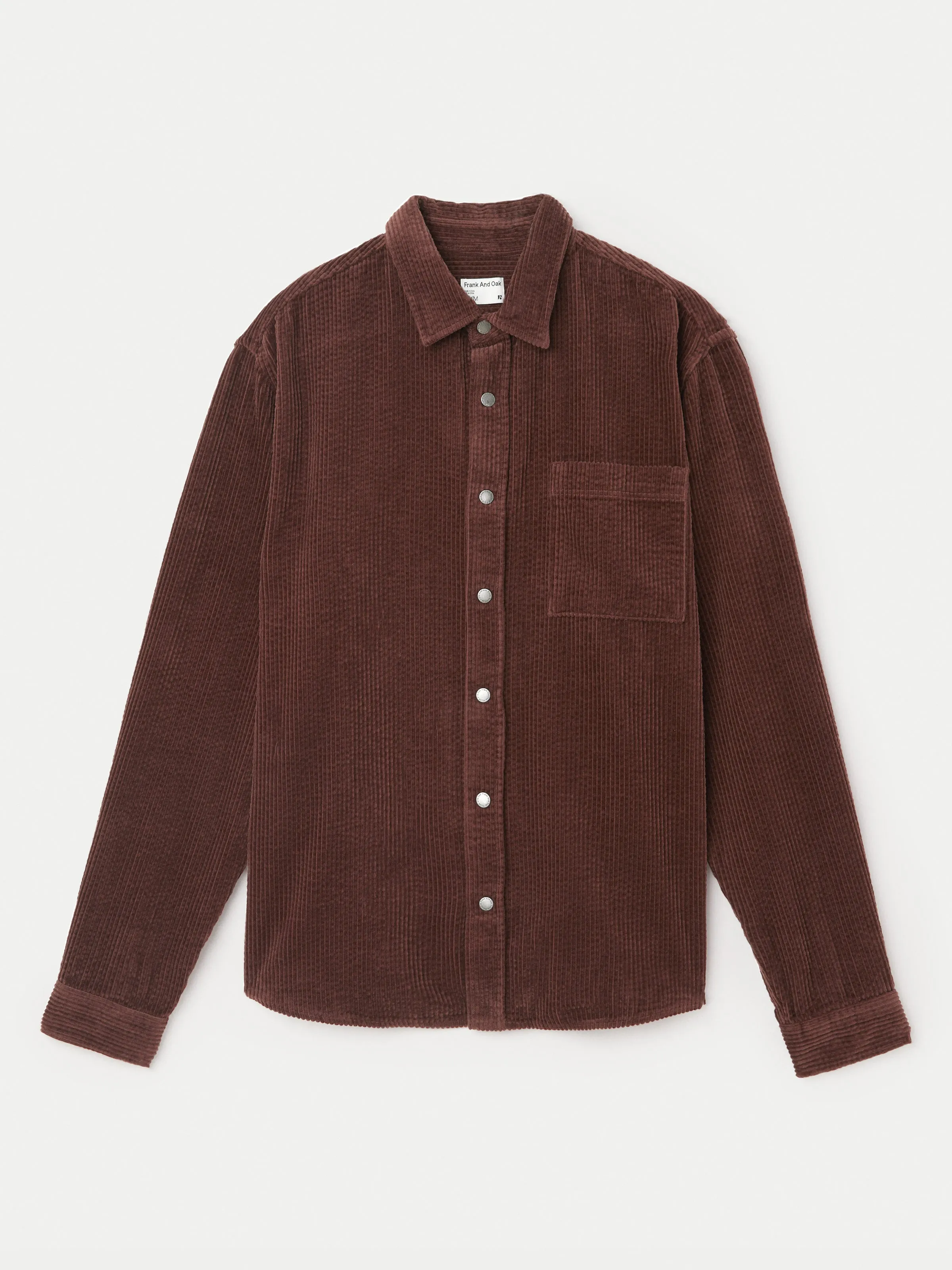 The Corduroy Shirt in Bordeaux