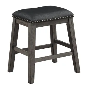 Timbre Grey Collection Counter Height Stool - Set of 2