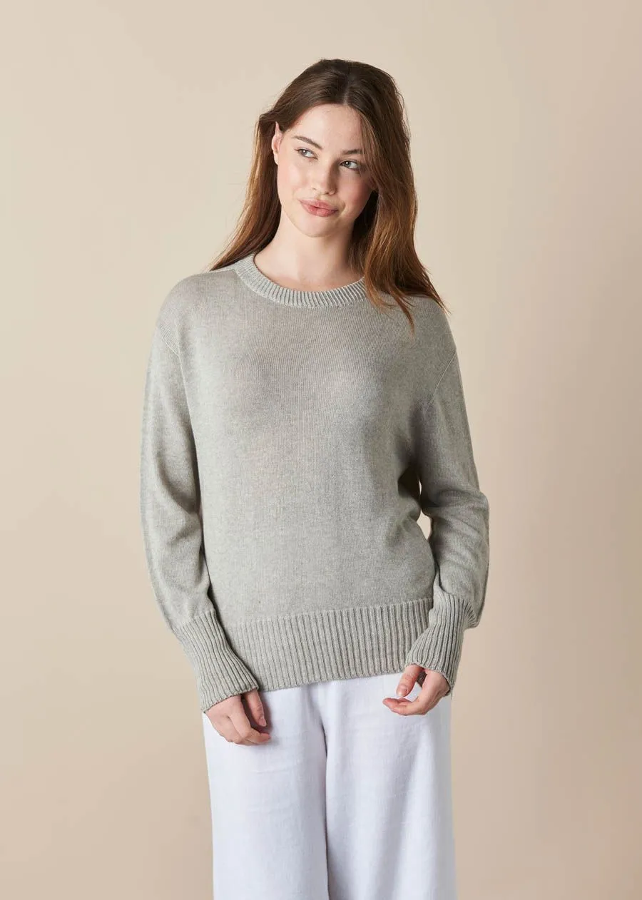 Uimi Edith Cashmere/Cotton Jumper Dove