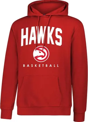 Ultra Game NBA Official Men's Super Soft Teamster Hoodie Sweatshirt, Atlanta Hawks, Team Color|Atlanta Hawks