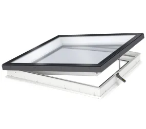 VELUX CVU 090060 S06Q Electric Flat Glass Rooflight Package 90 x 60 cm (Including CVU Triple Glazed Base & ISU Flat Glass Top Cover)