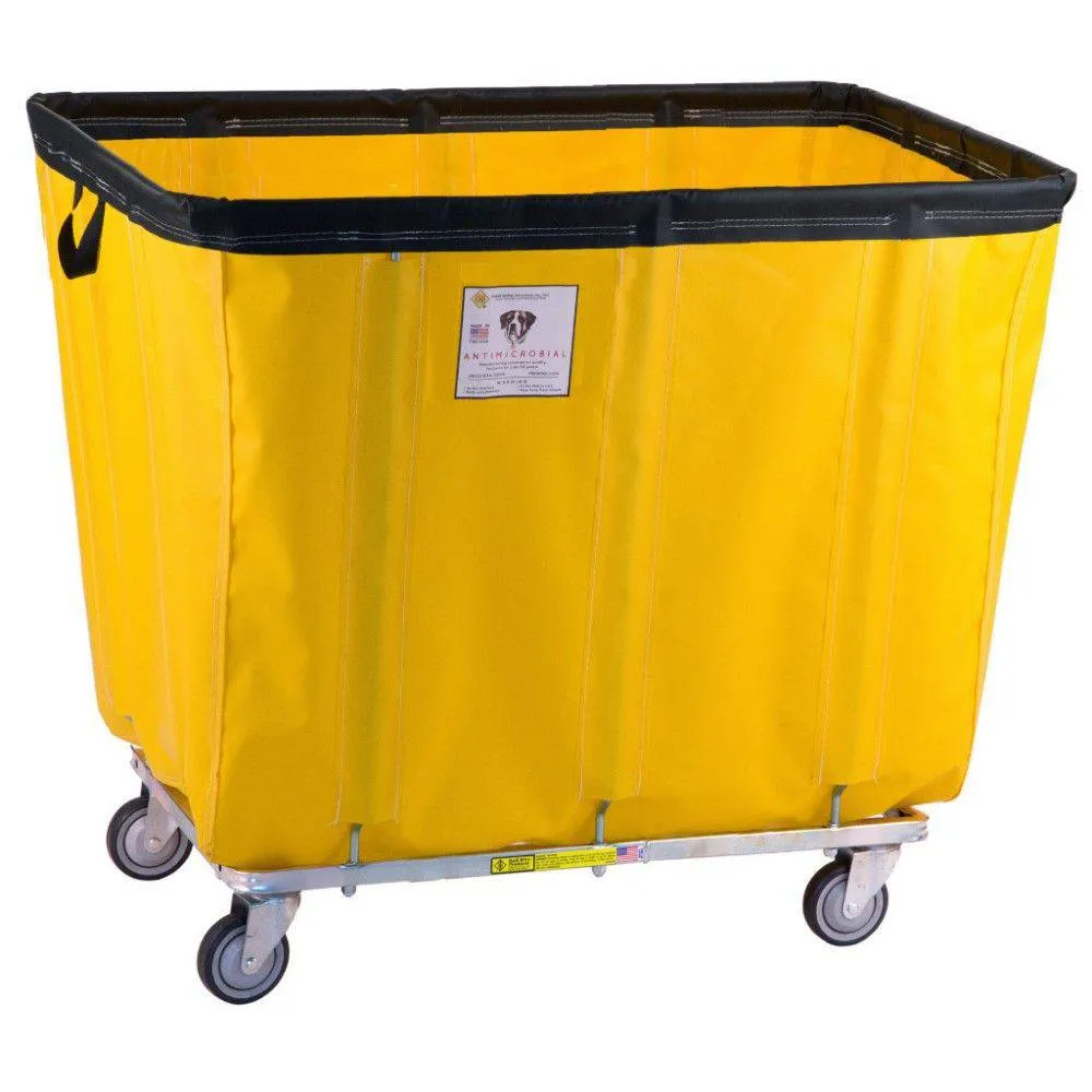 Vinyl Basket Truck with Antimicrobial Liner - 20 Bushel - Knocked Down