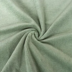 Washed Stretch Cotton Corduroy - Sage Green