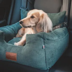 Where's Winnie Luxury Isofix Dog Car Seat | Country Green