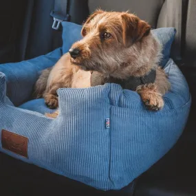 Where's Winnie Luxury Isofix Dog Car Seat | Denim Blue