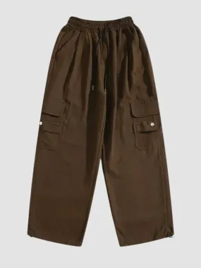 WLS Loose Corduroy Cargo Pants