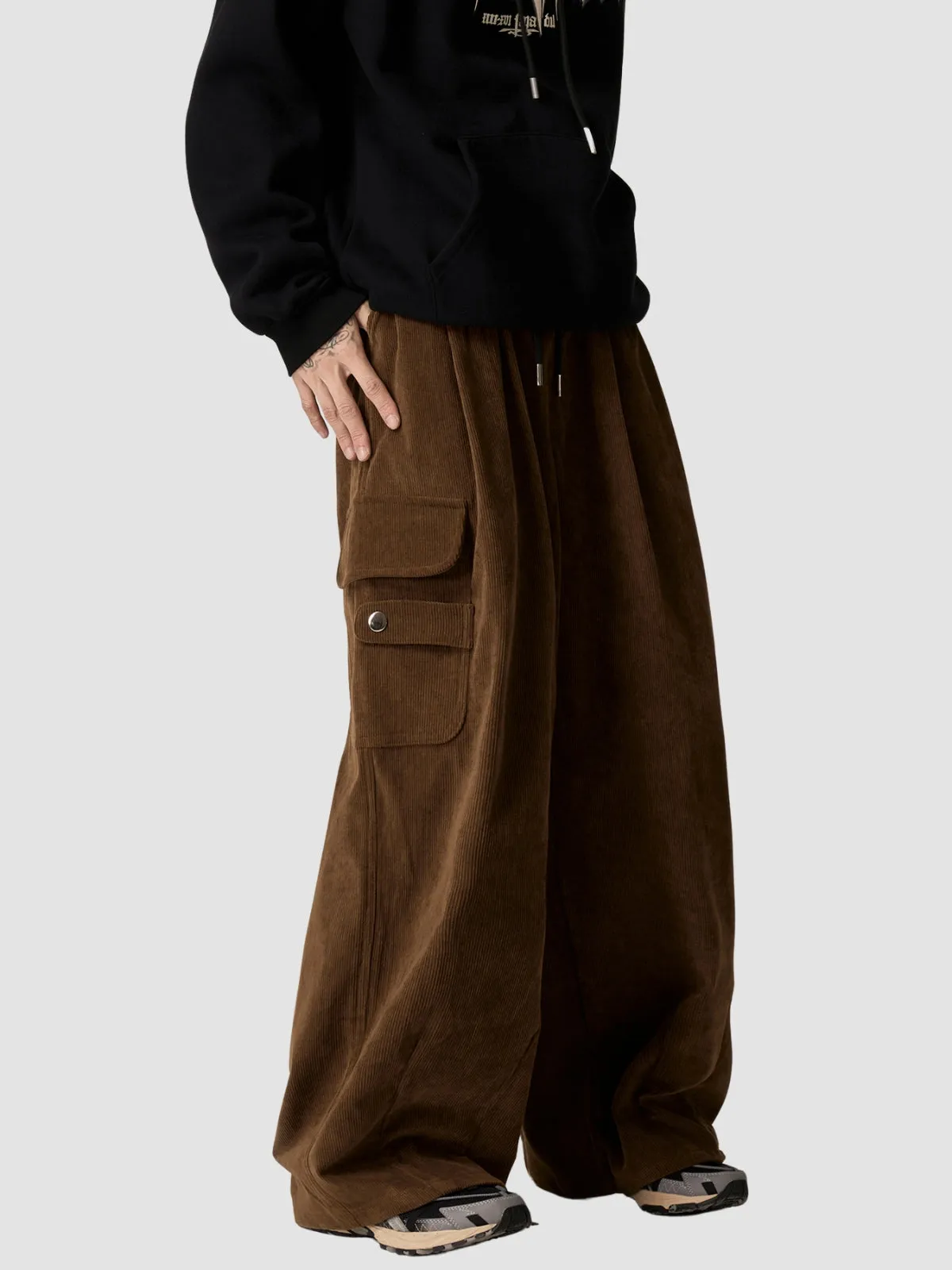 WLS Loose Corduroy Cargo Pants