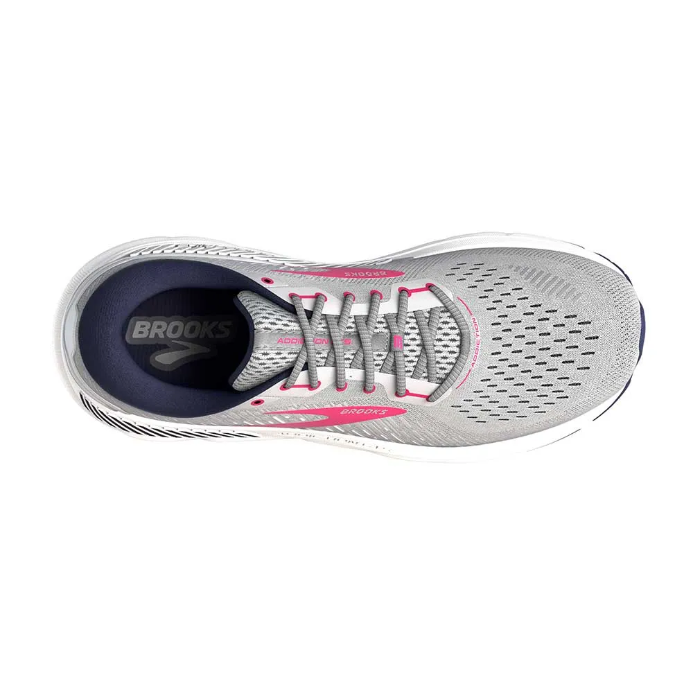 Women's Addiction GTS 15 Running Shoe - Oyster/Peacoat/Lilac Rose - Extra Wide (2E)