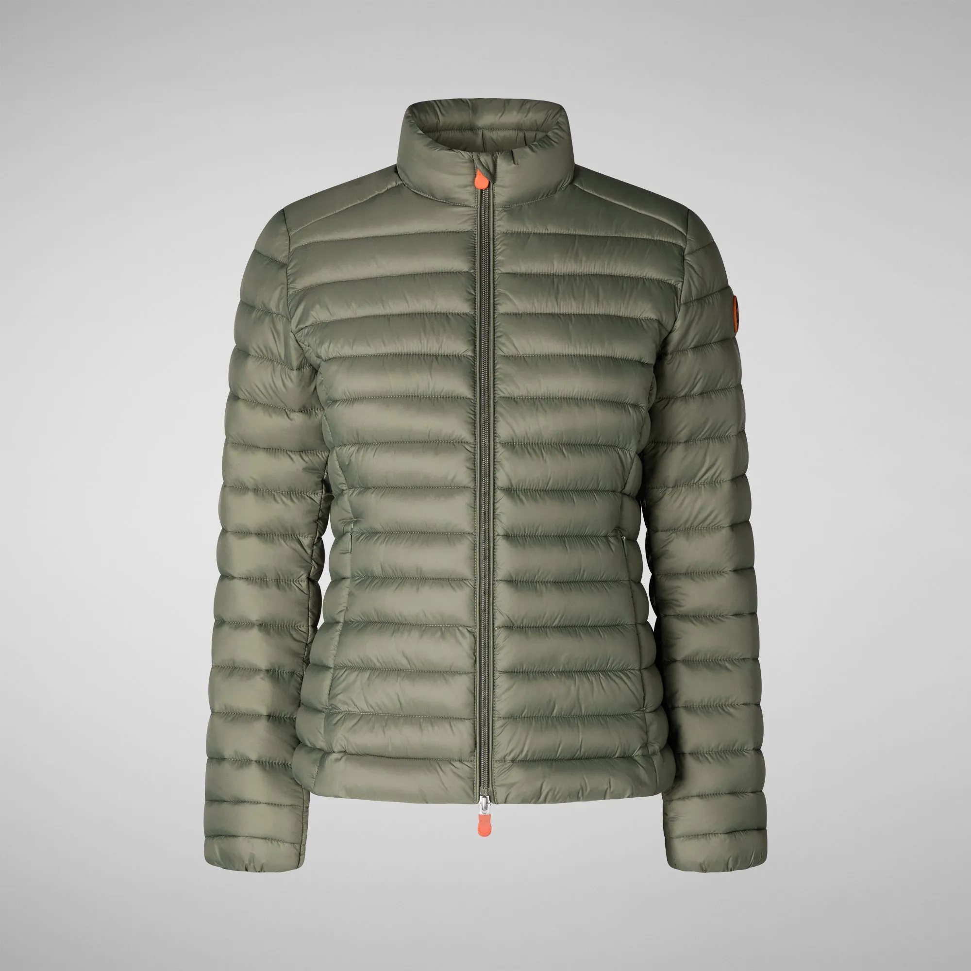 Women's Animal free Puffer Jacket Carly in Swamp Green