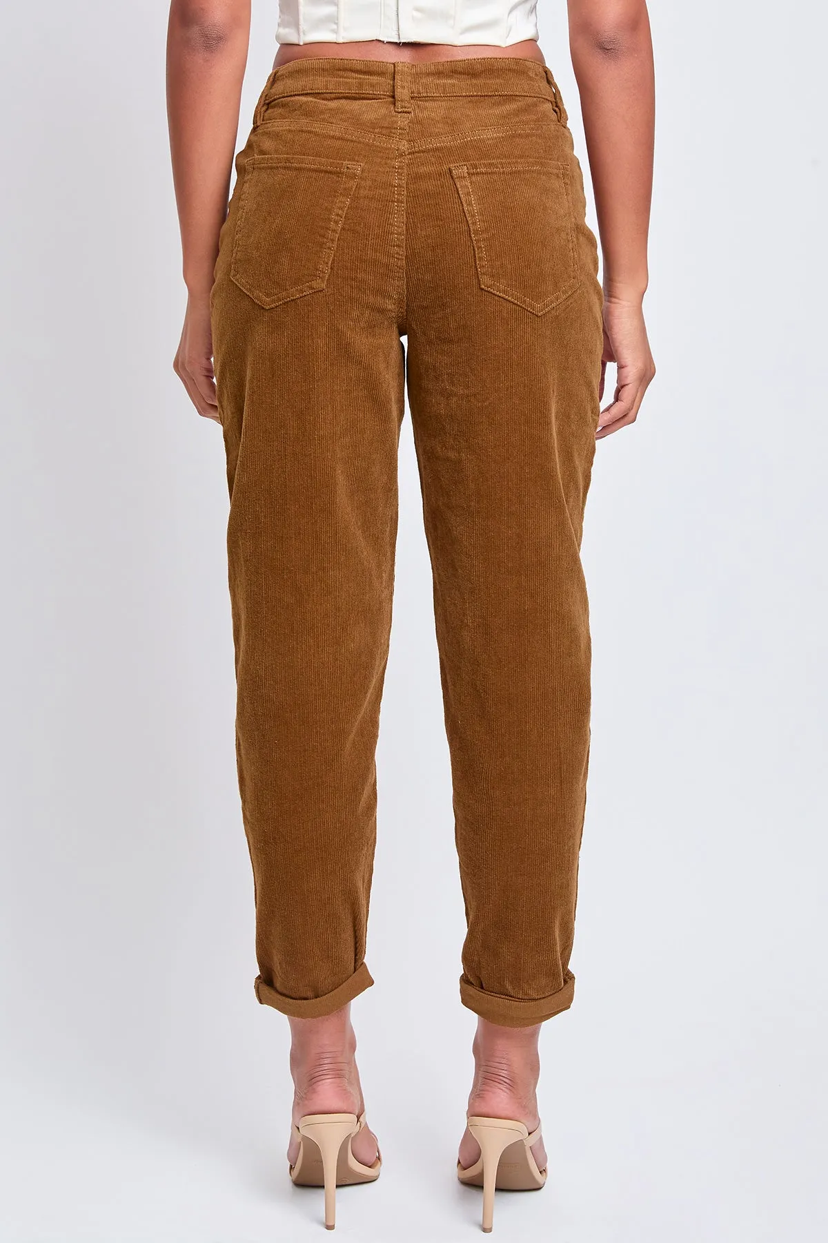 Women's Corduroy Mom Fit Pants