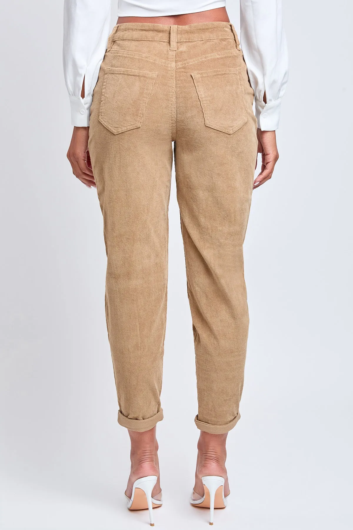 Women's Corduroy Mom Fit Pants