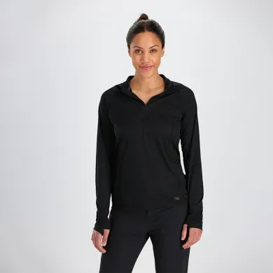 Women's Echo Quarter Zip - Black