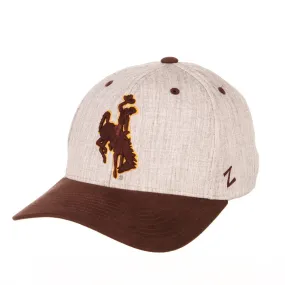 Wyoming Coyboys Zephyr "Oxford" Structured Stretch Fit Fitted Hat Cap