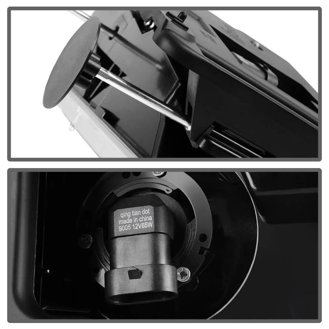 YITAMOTOR® Headlight Assembly with Bumper Lights Compatible with 1990-1999 Chevy C/K Suburban Silverado Tahoe Blazer GMC C/K Yukon Pickup Truck Headlamps