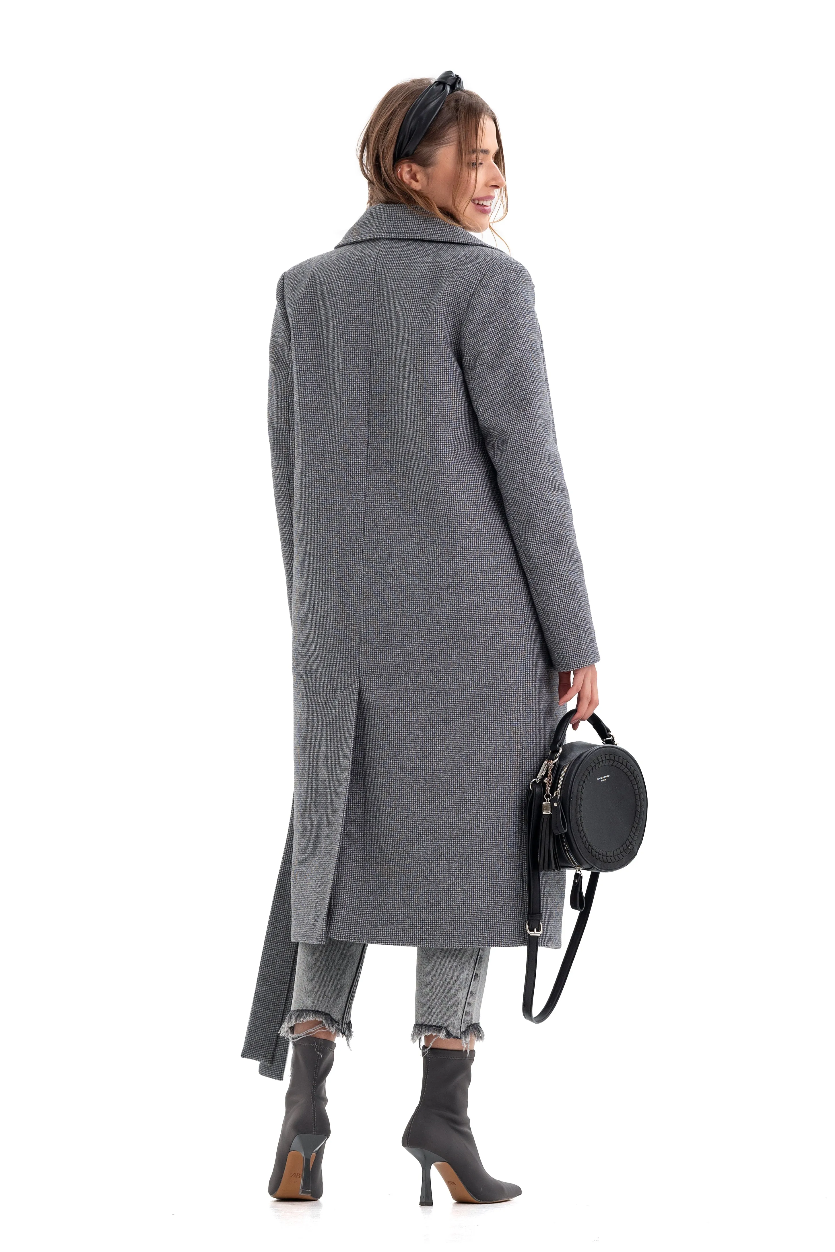 Zarina Classic Wool Blend Overcoat