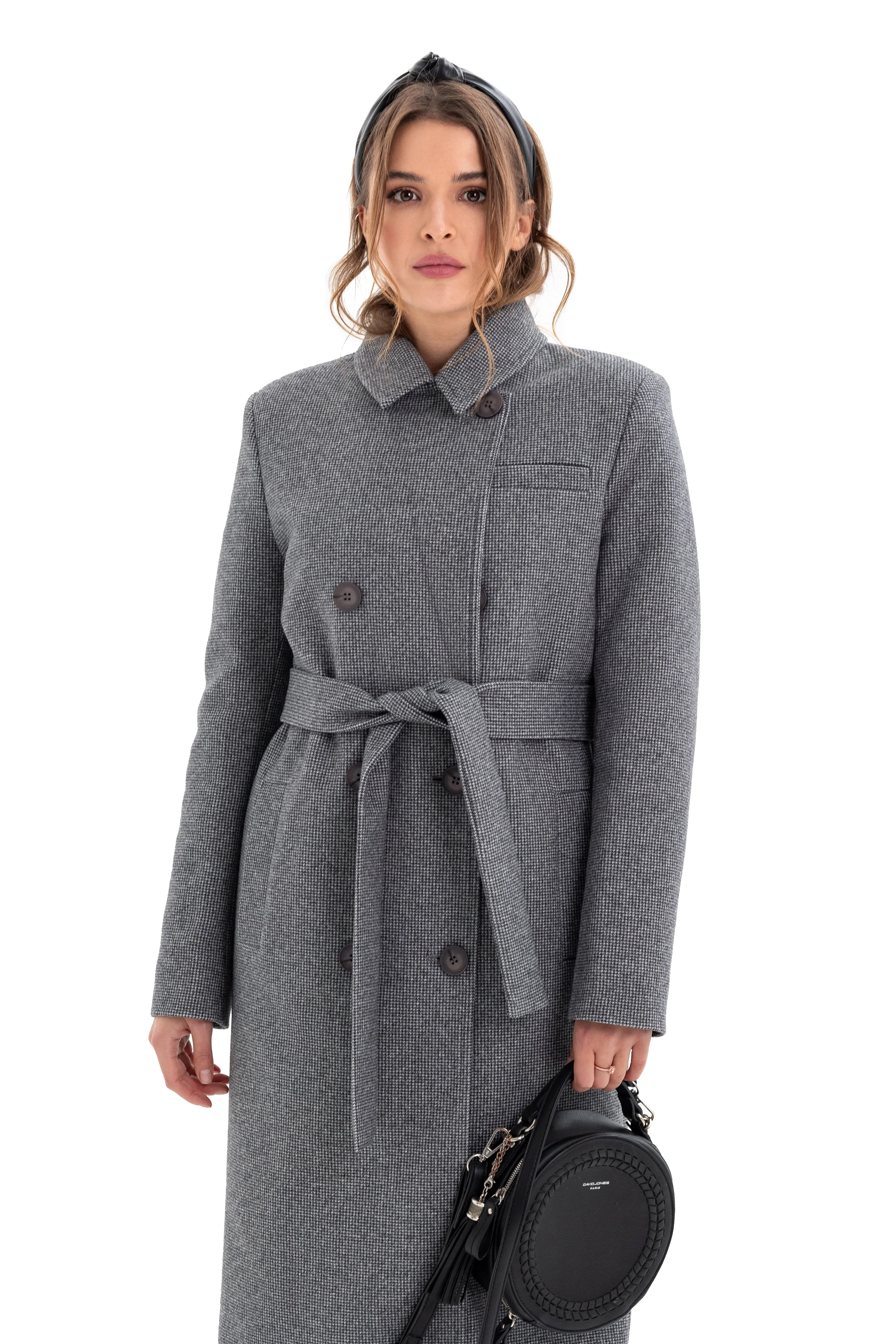 Zarina Classic Wool Blend Overcoat